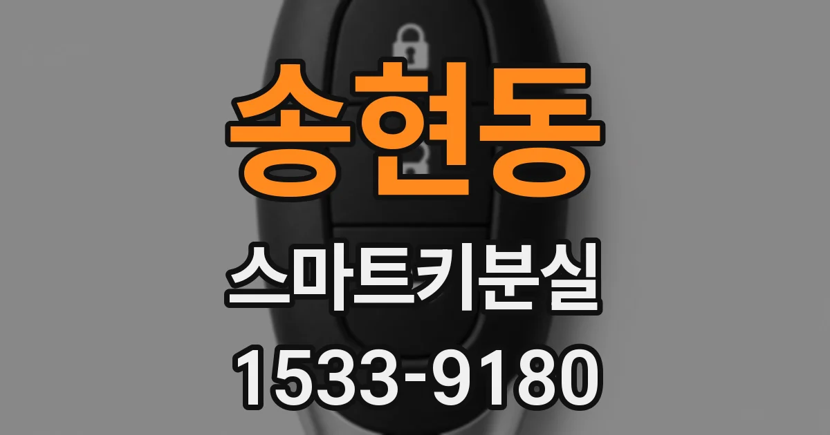 송현동 스마트키분실