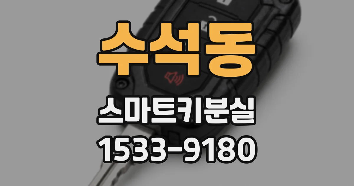수석동 스마트키분실