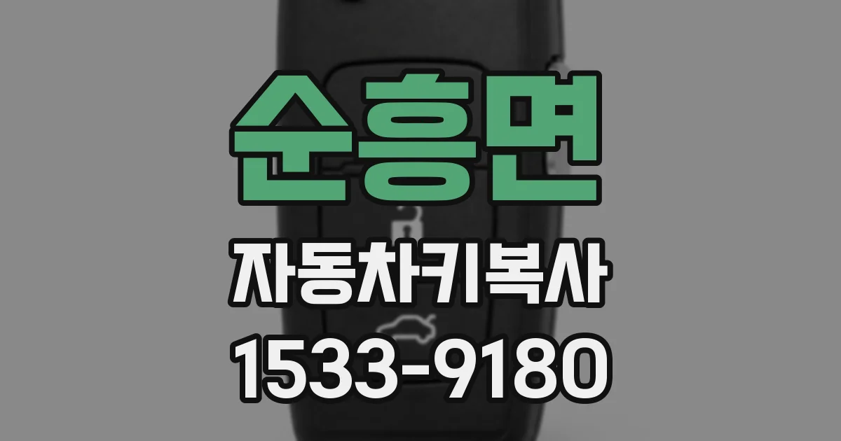 순흥면 자동차키복사