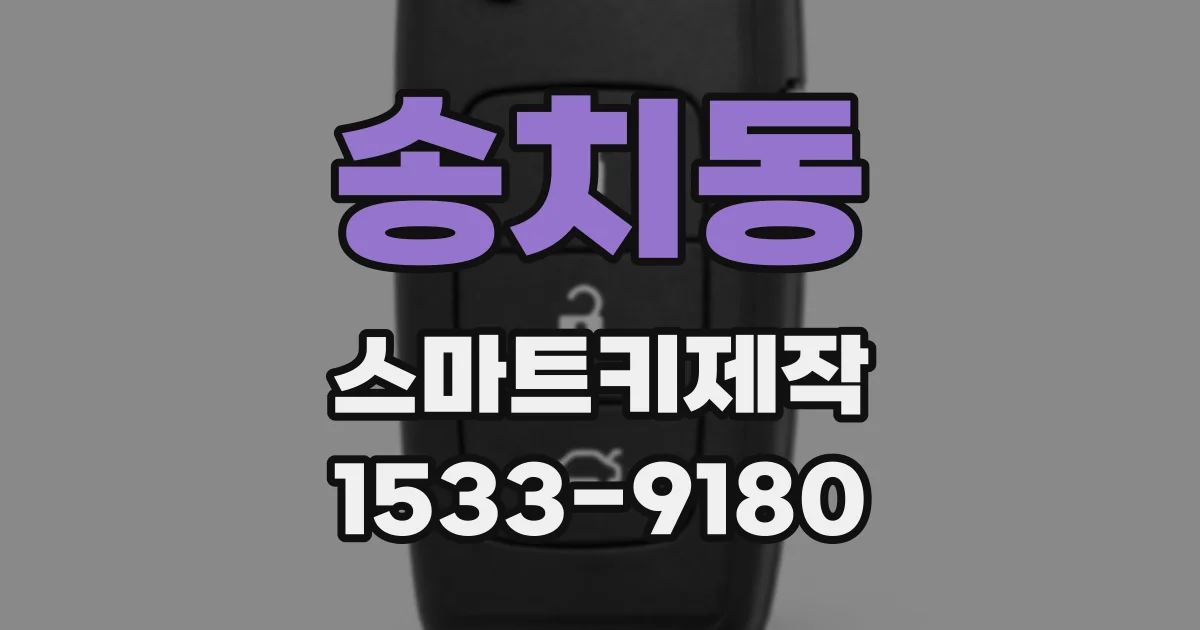 송치동 스마트키제작