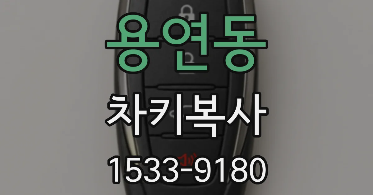 용연동 차키복사