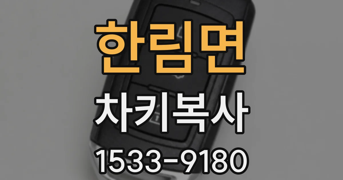 한림면 차키복사