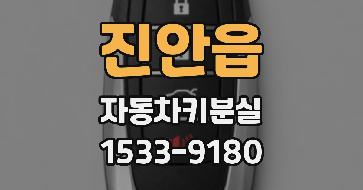 진안읍 자동차키분실