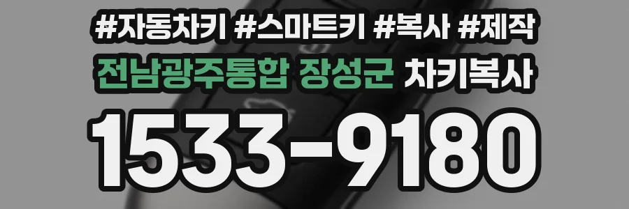 전남광주통합 장성군 차키복사