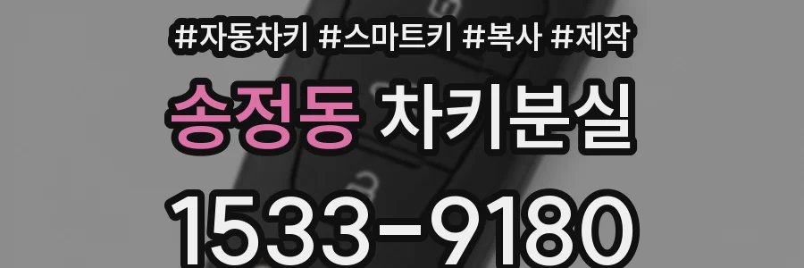 송정동 차키분실