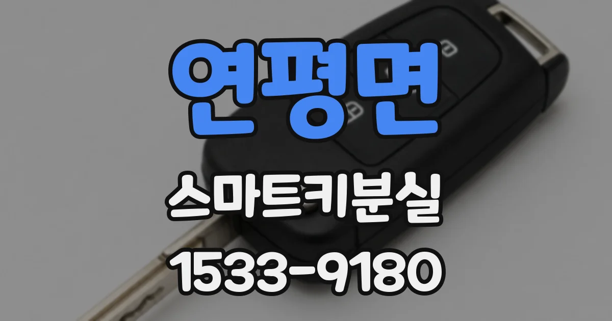 연평면 스마트키분실