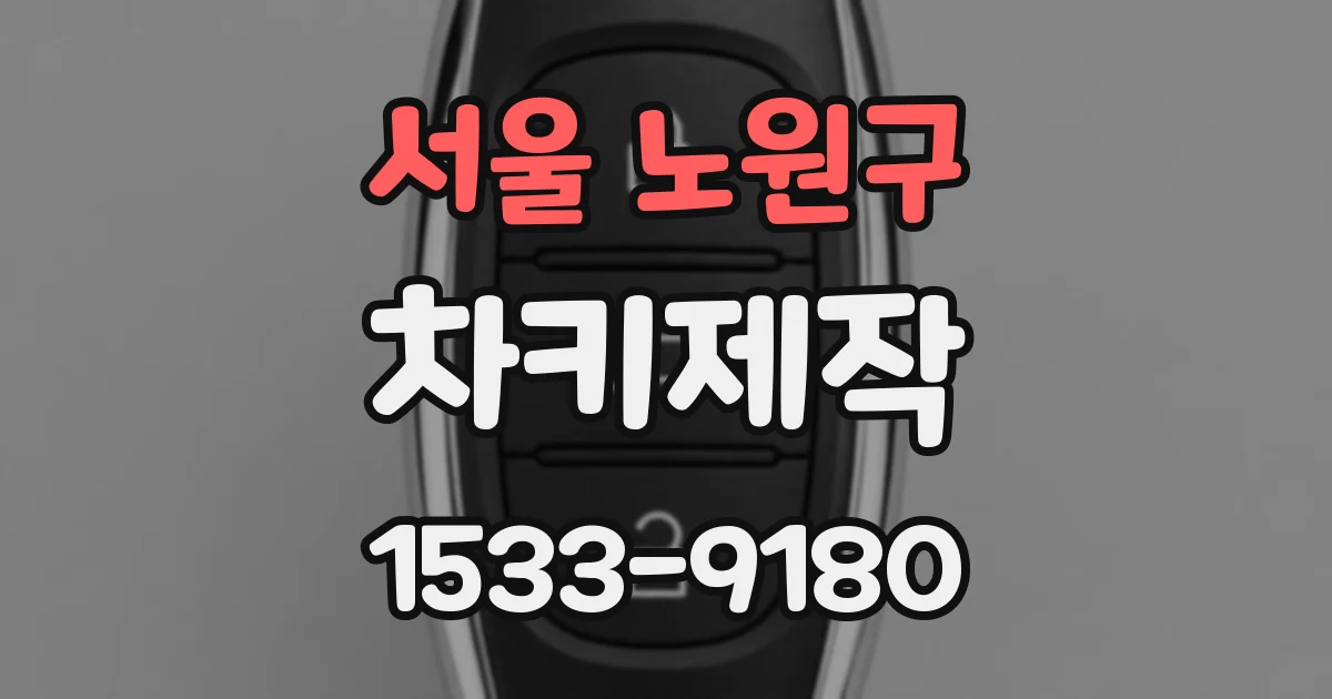 서울 노원구 차키제작