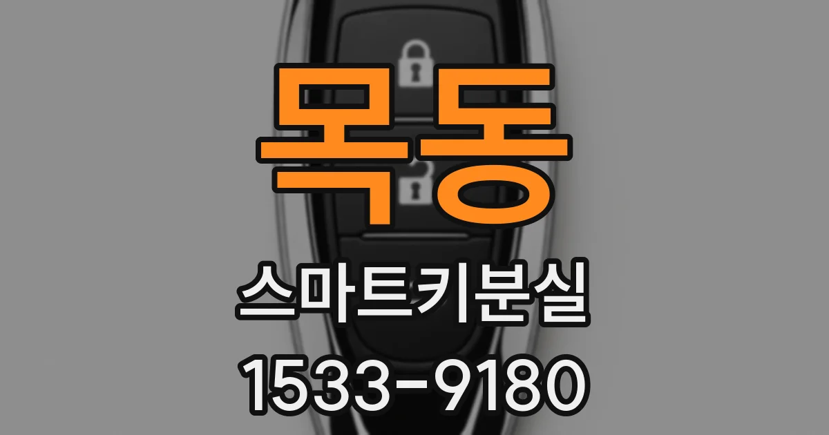 목동 스마트키분실