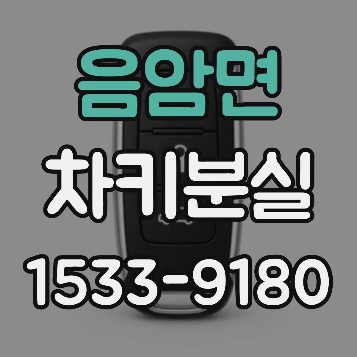 음암면 차키분실