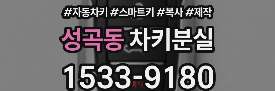 성곡동 차키분실