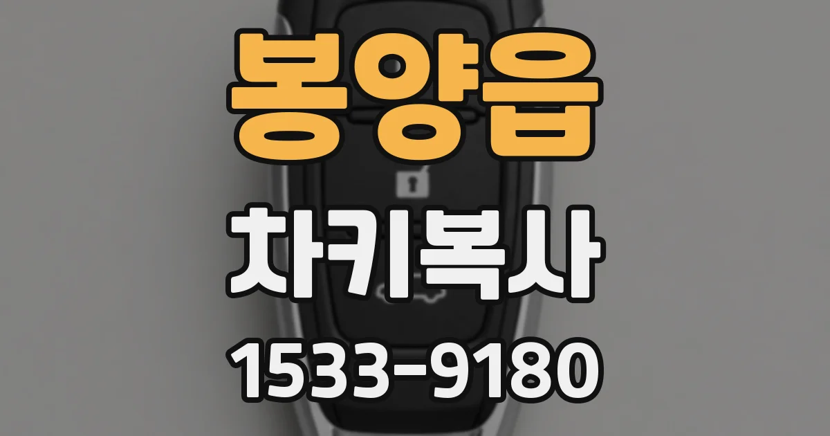 봉양읍 차키복사