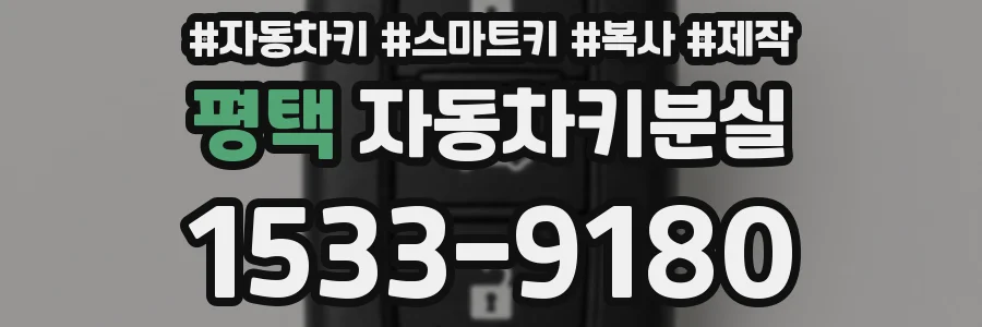 평택 자동차키분실