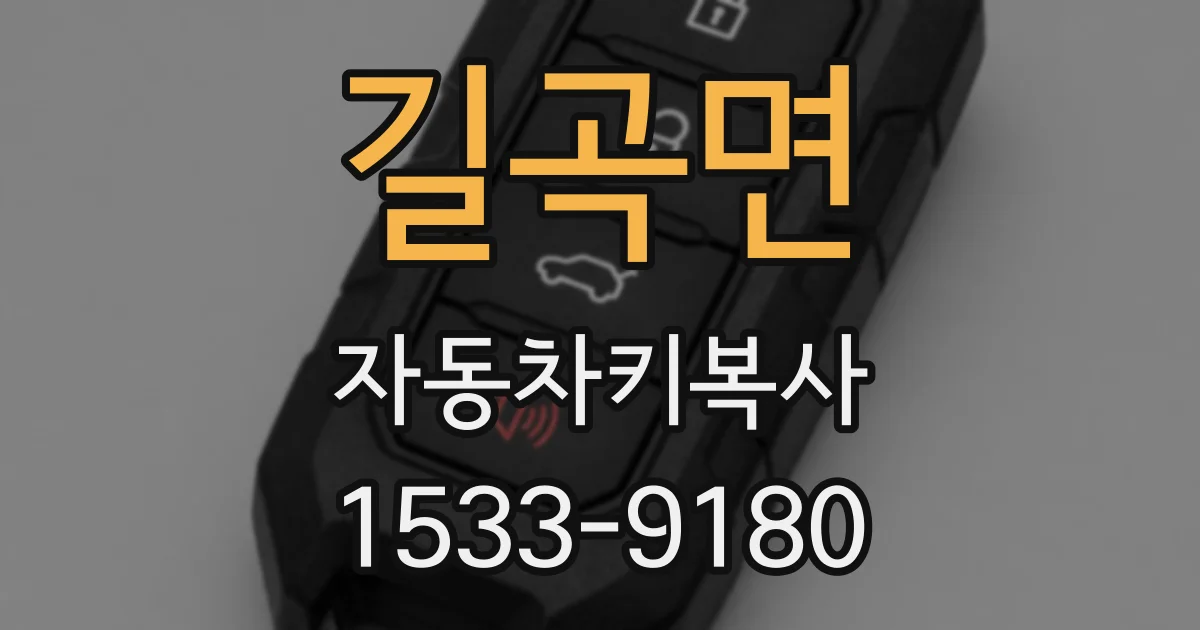 길곡면 자동차키복사