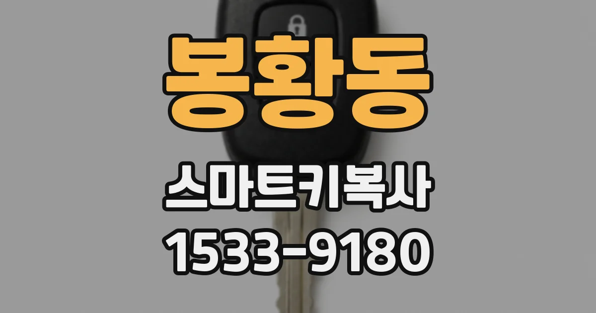 봉황동 스마트키복사