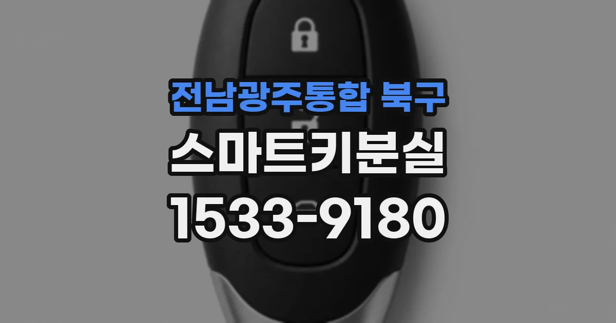 전남광주통합 북구 스마트키분실