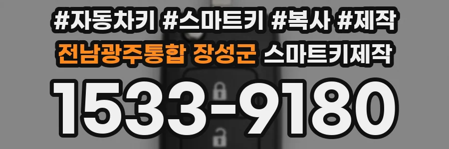 전남광주통합 장성군 스마트키제작
