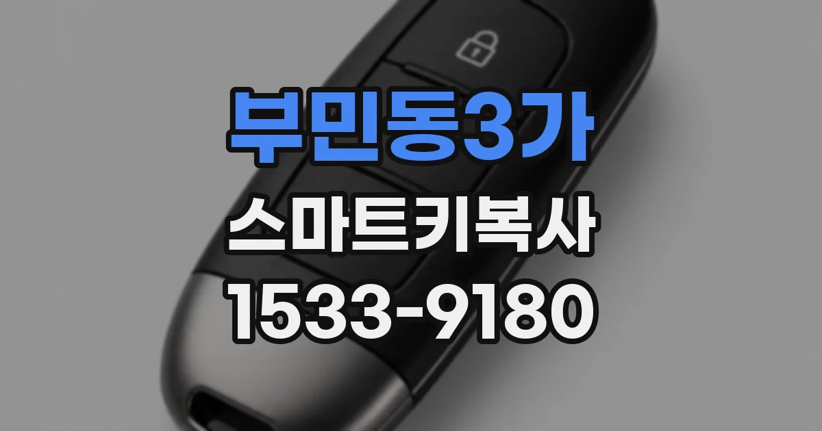 부민동3가 스마트키복사