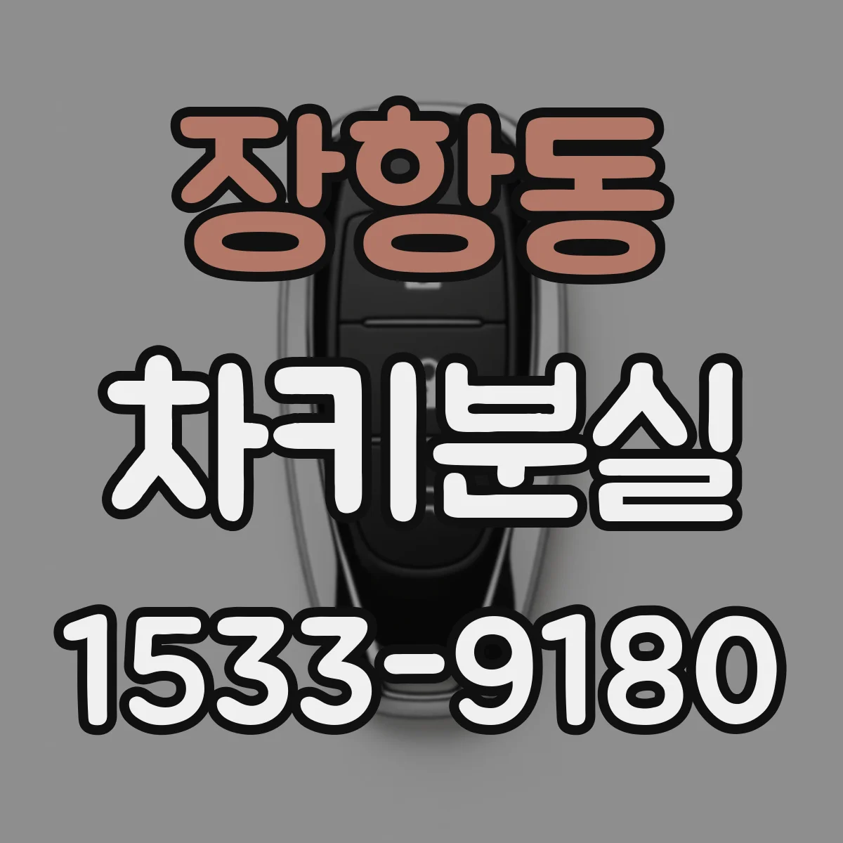 장항동 차키분실