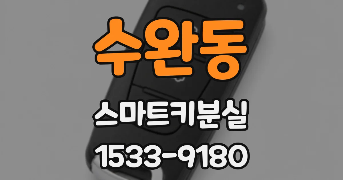 수완동 스마트키분실