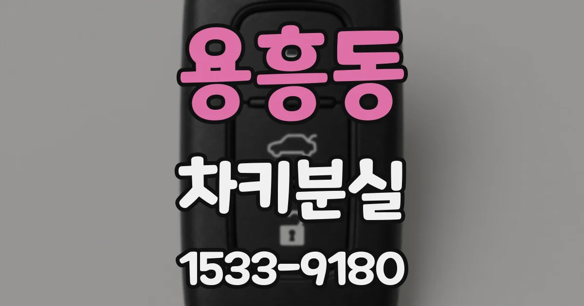용흥동 차키분실