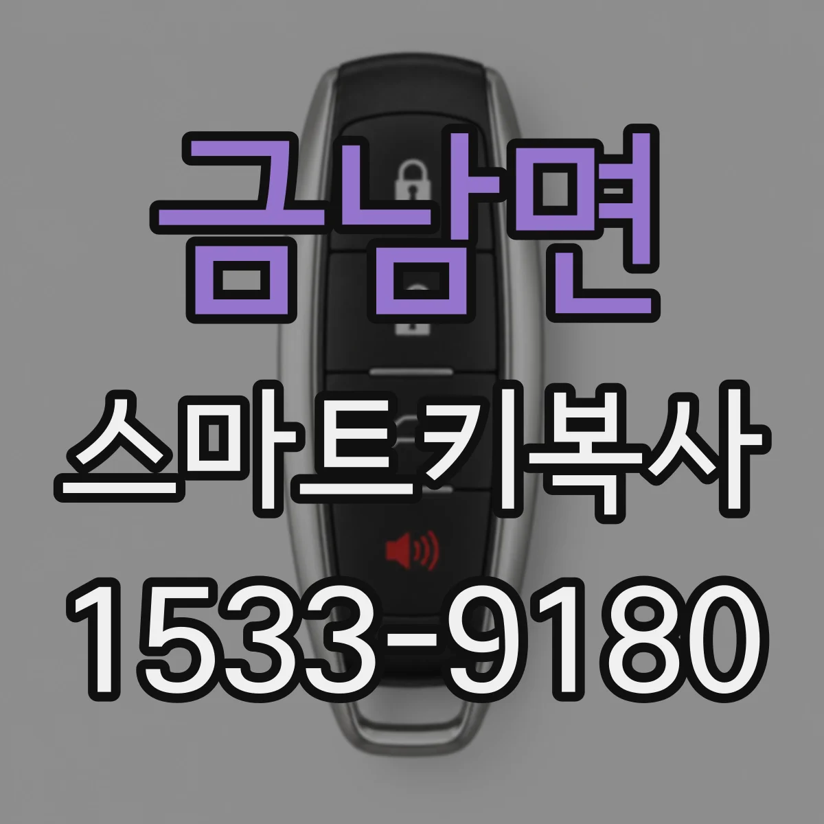 금남면 스마트키복사