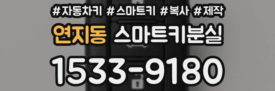 연지동 스마트키분실