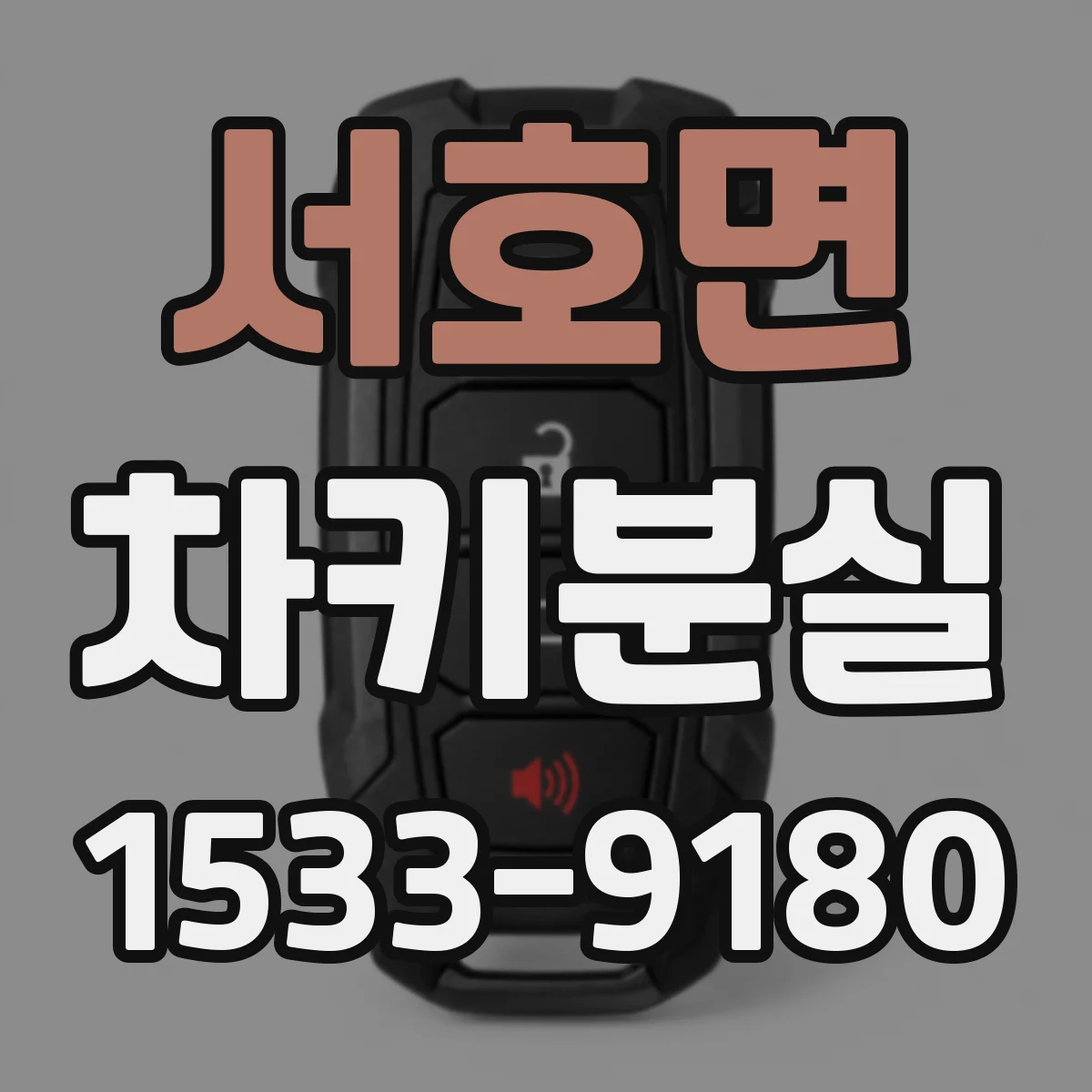 서호면 차키분실