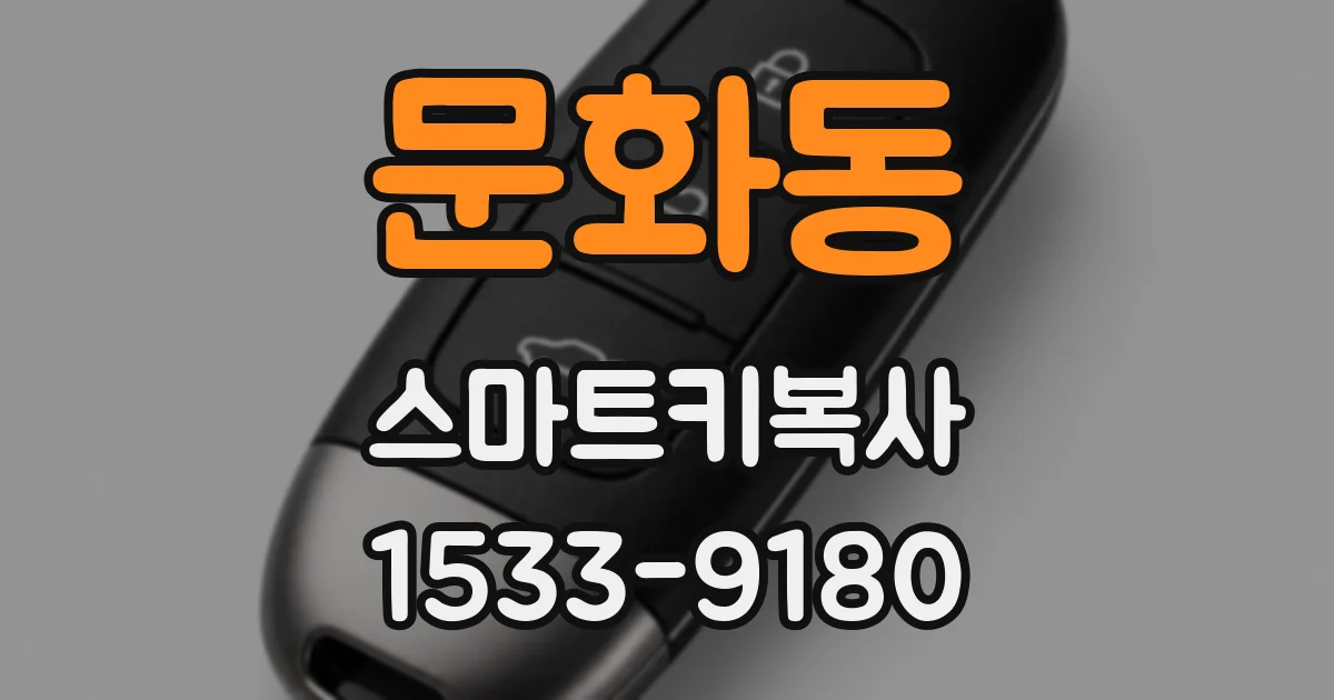 문화동 스마트키복사