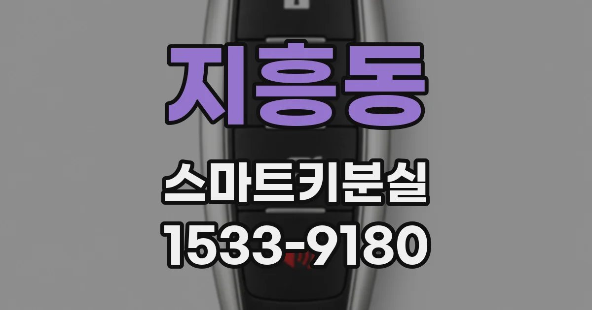 지흥동 스마트키분실