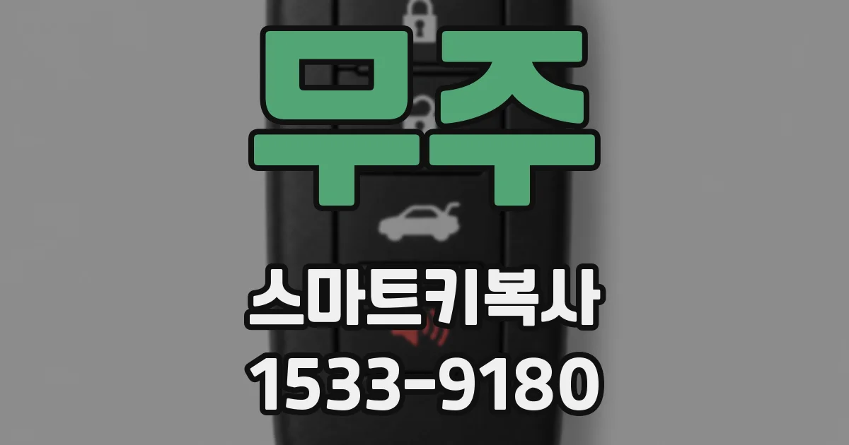 무주 스마트키복사