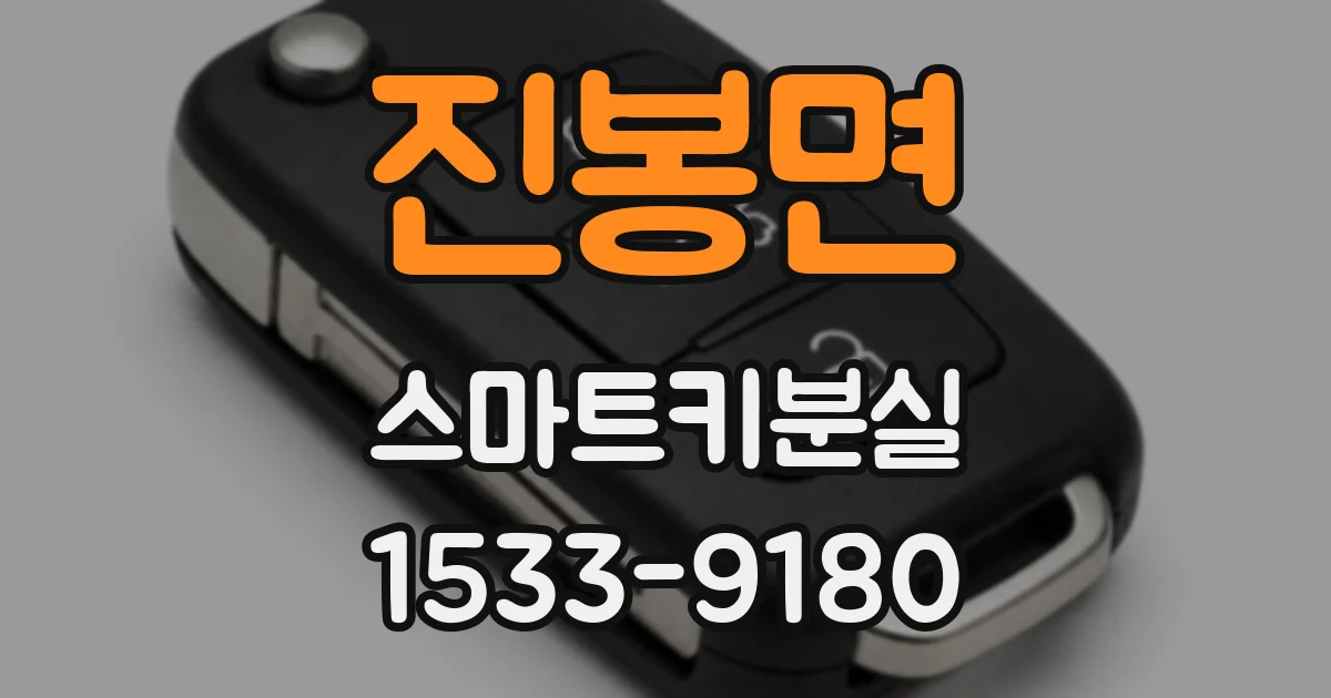 진봉면 스마트키분실