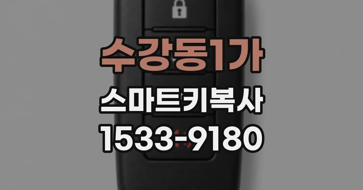 수강동1가 스마트키복사
