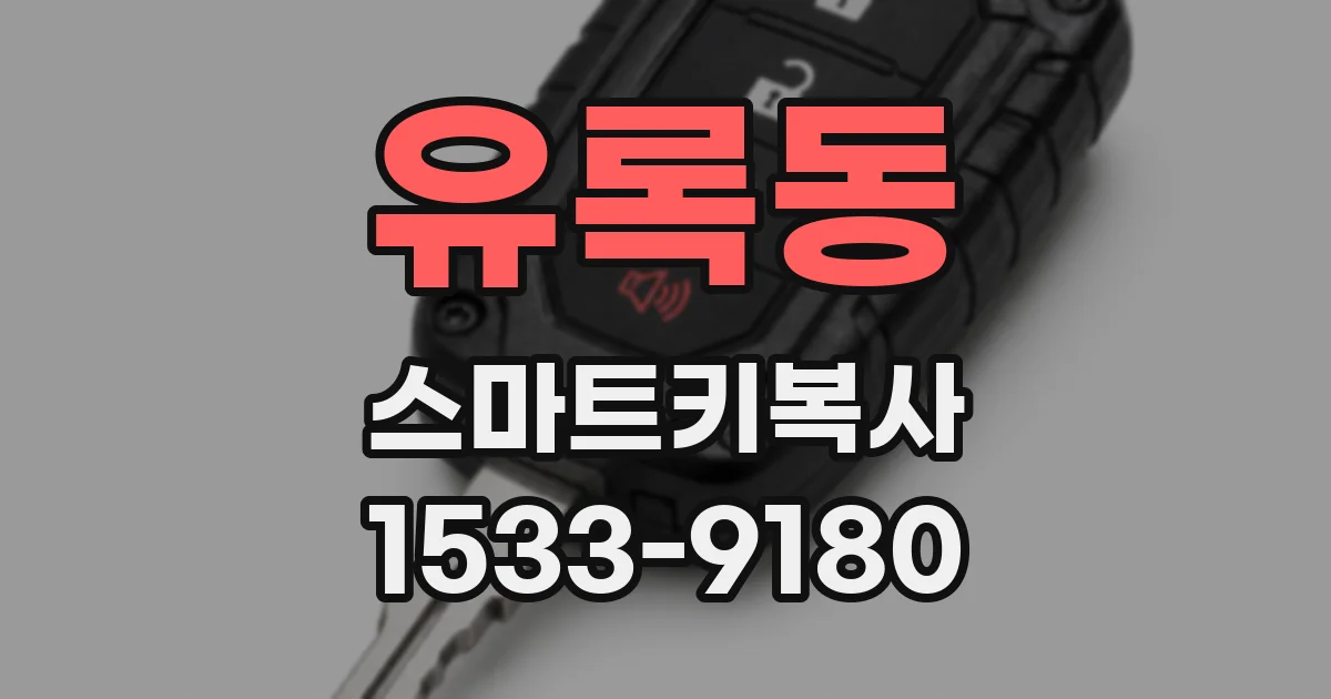 유록동 스마트키복사