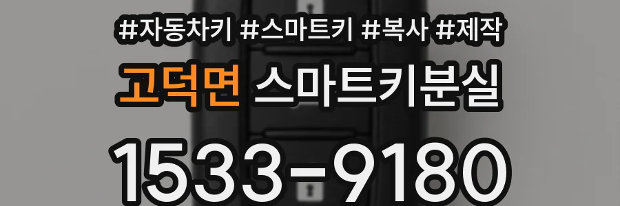 고덕면 스마트키분실