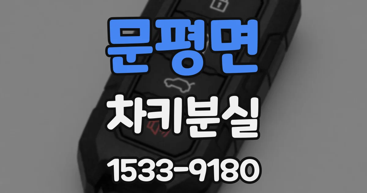 문평면 차키분실