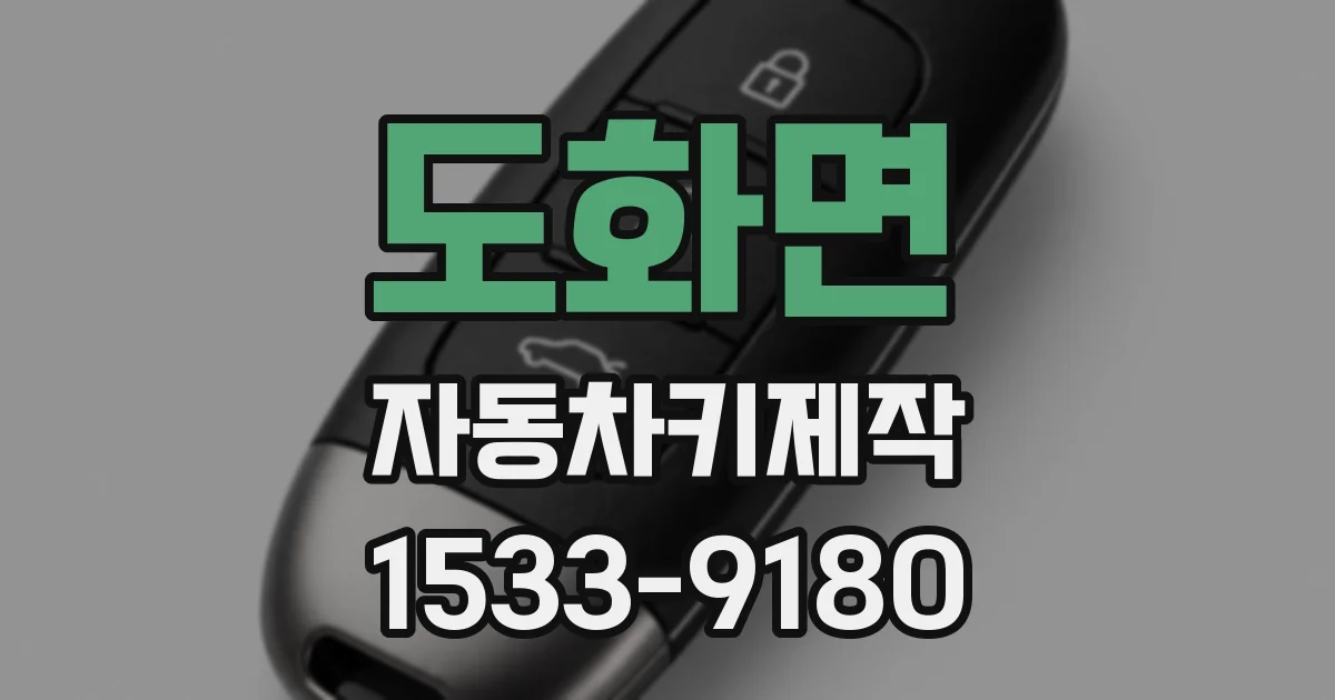 도화면 자동차키제작