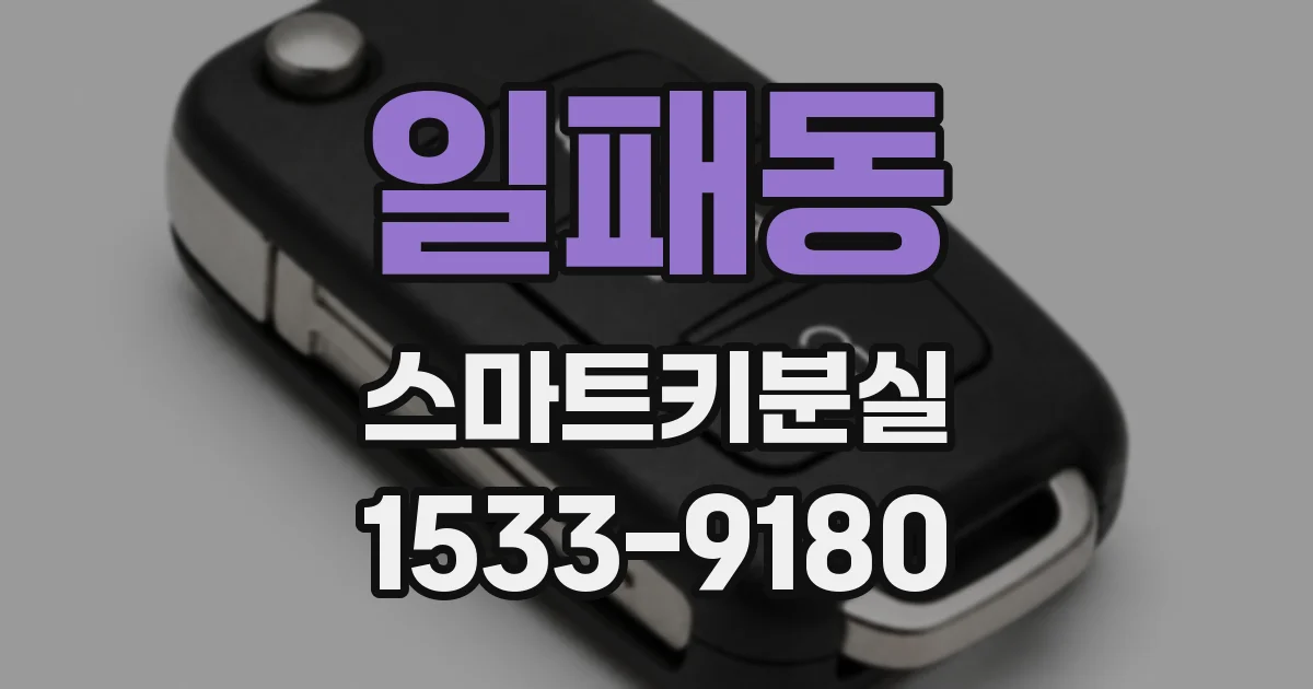 일패동 스마트키분실