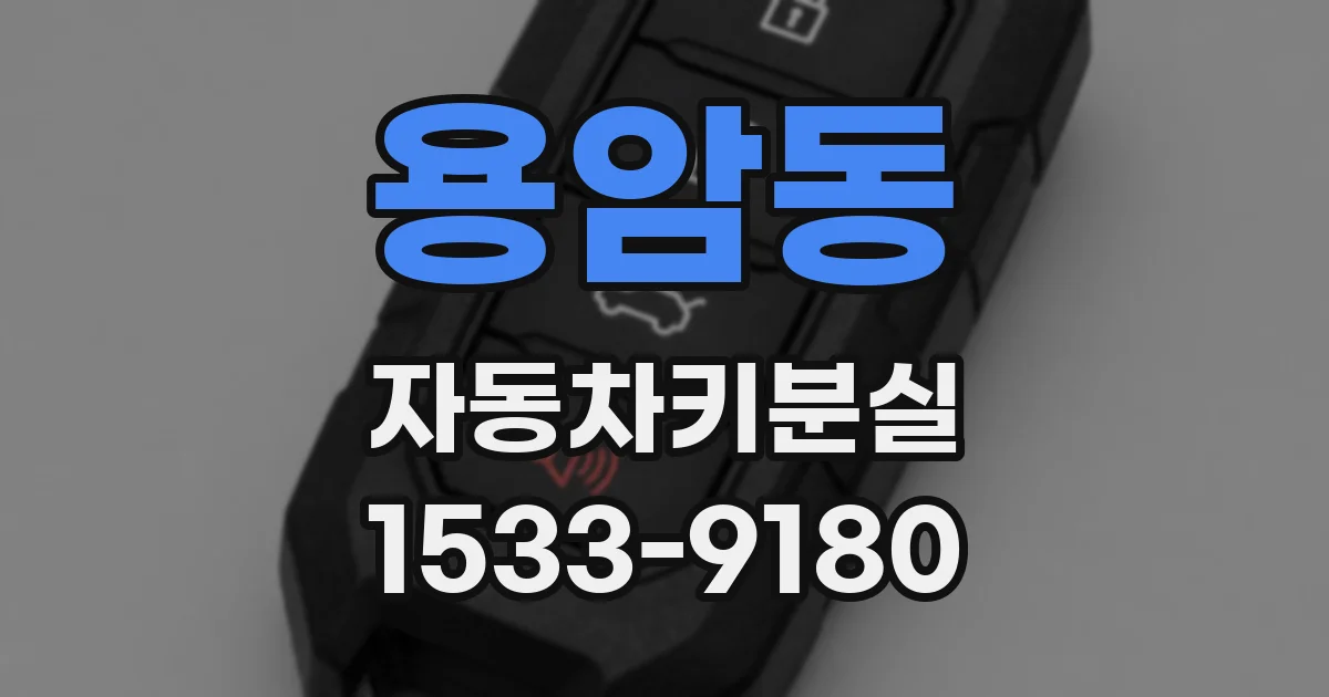 용암동 자동차키분실