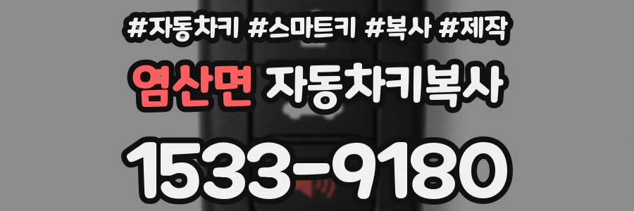 염산면 자동차키복사