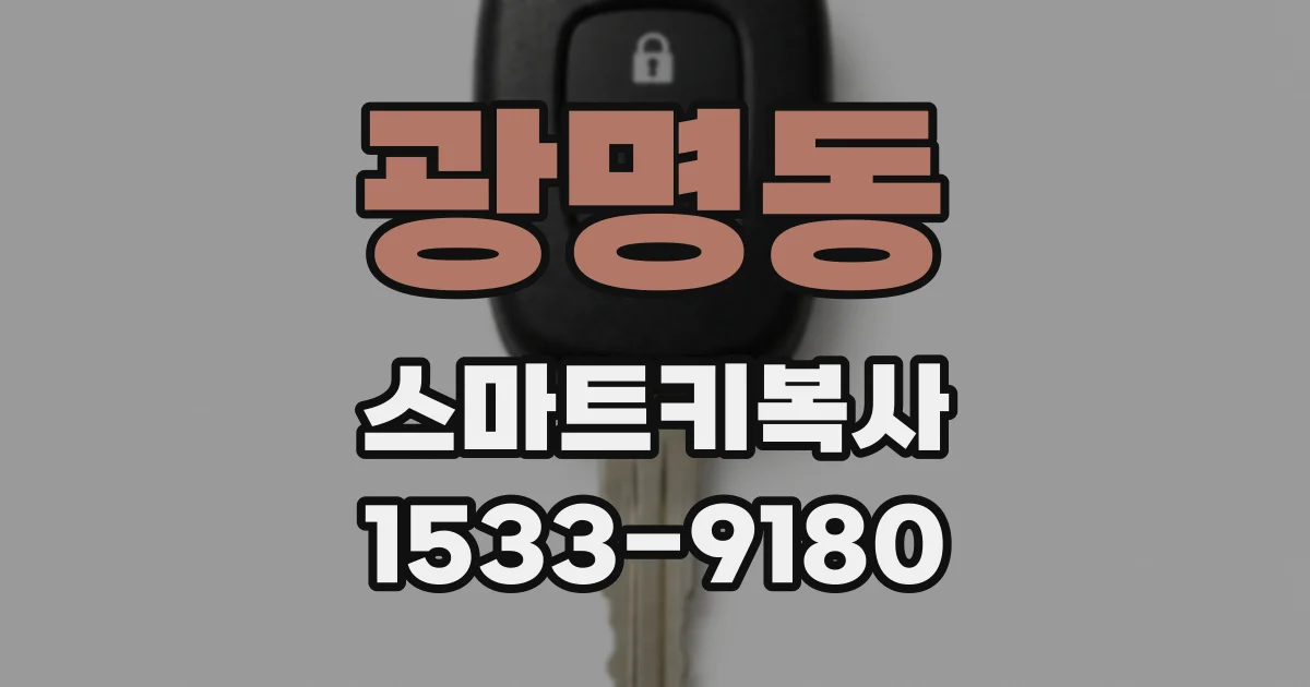 광명동 스마트키복사