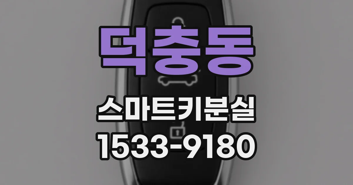 덕충동 스마트키분실