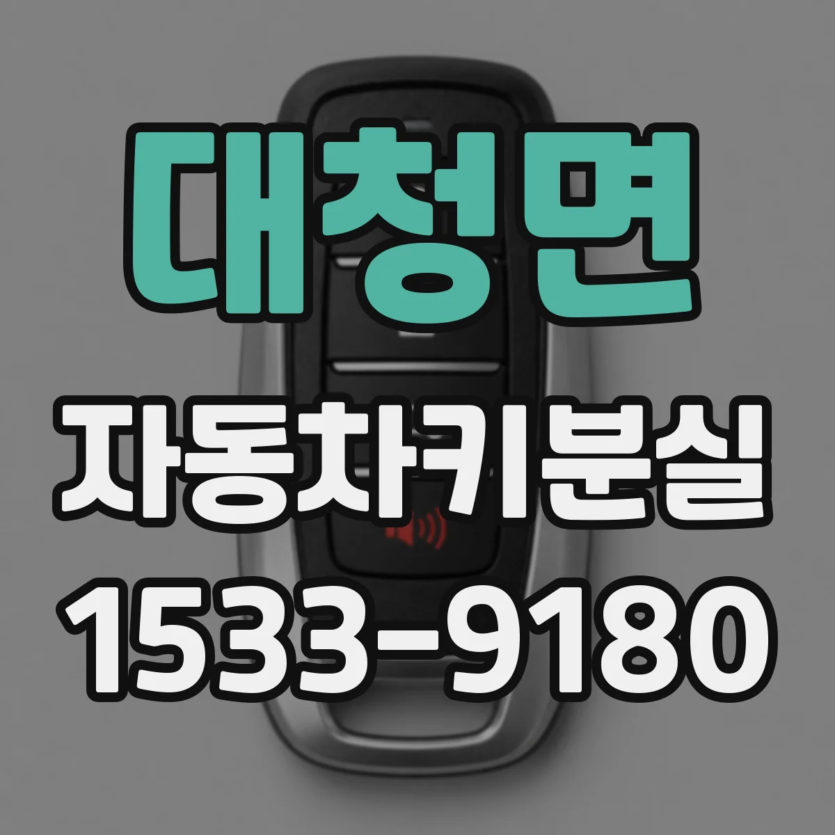 대청면 자동차키분실