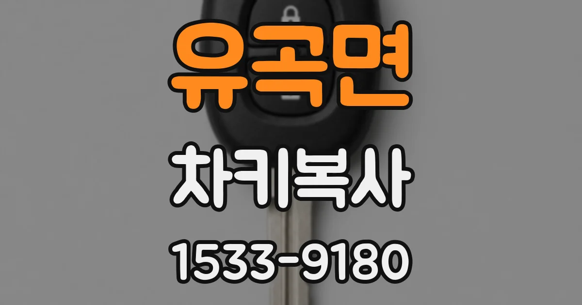 유곡면 차키복사
