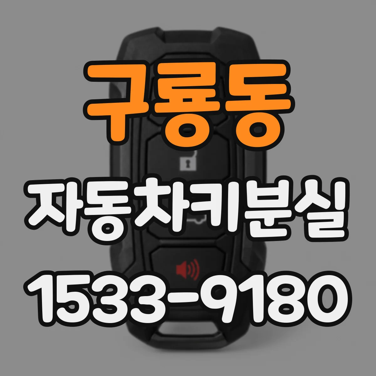 구룡동 자동차키분실