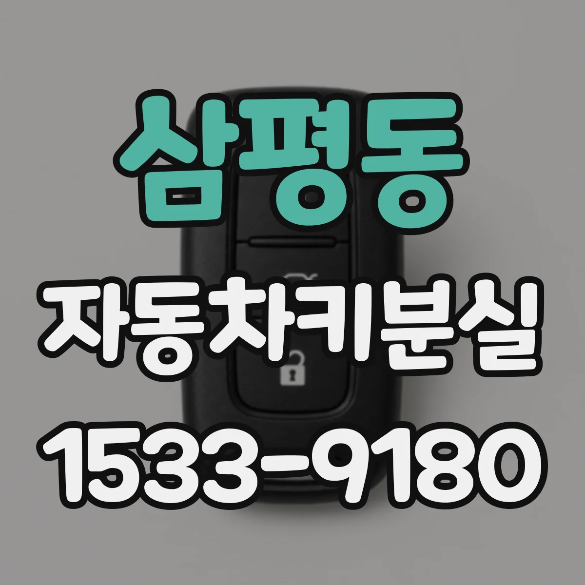 삼평동 자동차키분실
