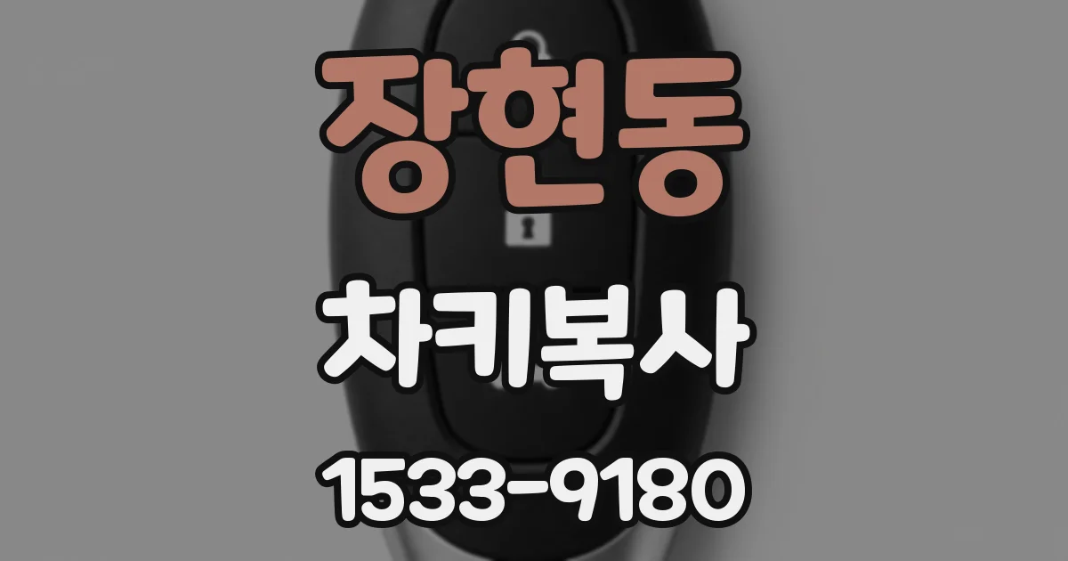 장현동 차키복사