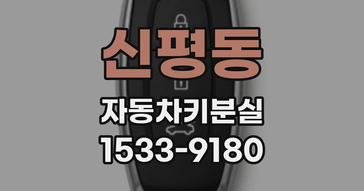 신평동 자동차키분실