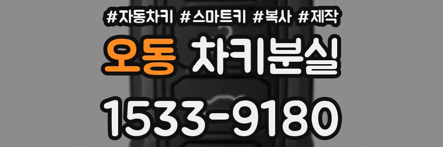 오동 차키분실