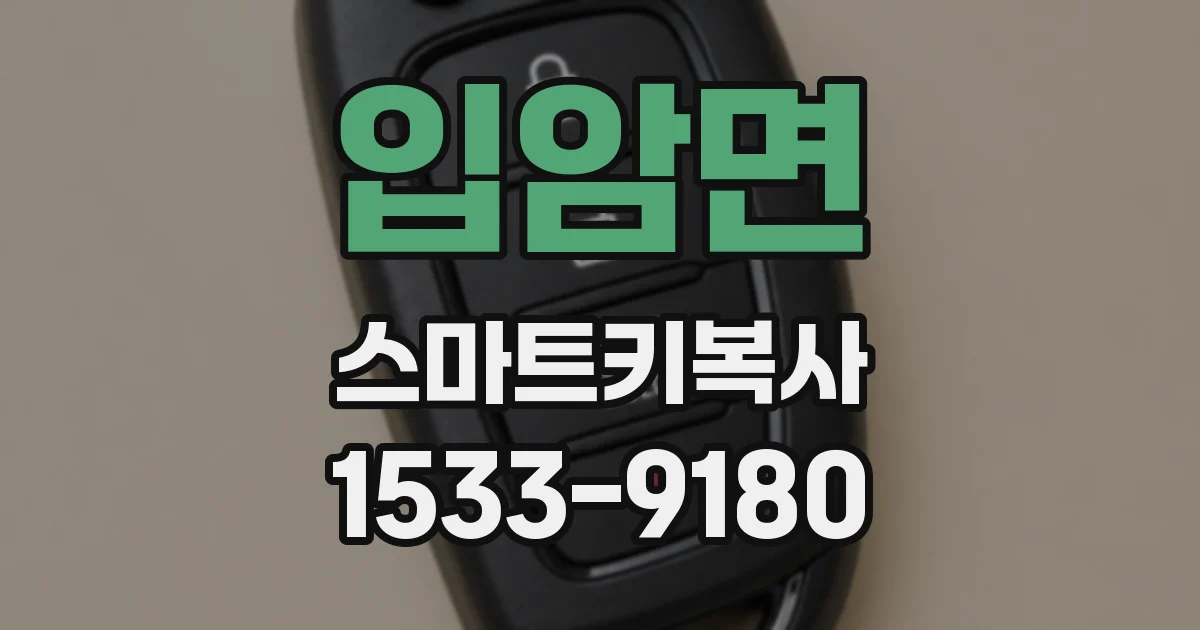 입암면 스마트키복사