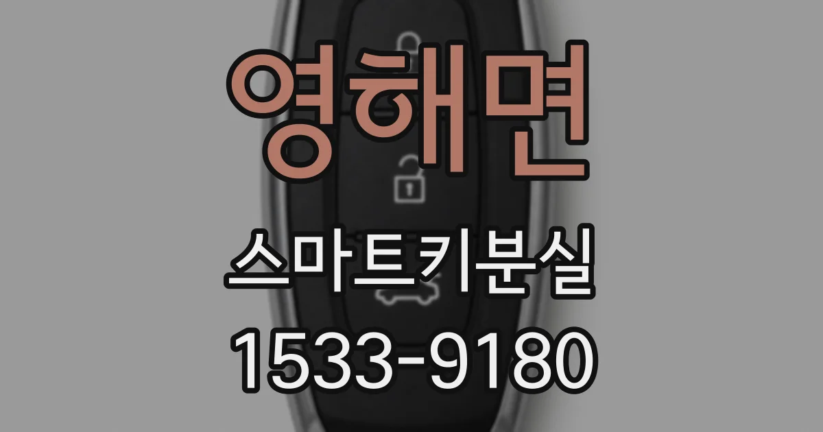 영해면 스마트키분실